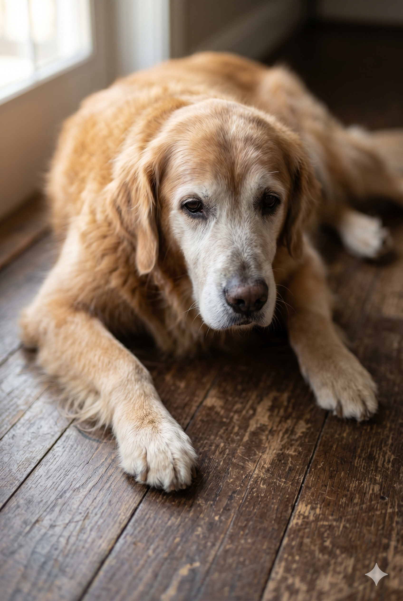 Alter Golden Retriever – PEA für Hunde
