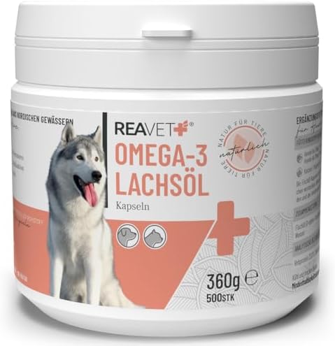 ReaVet Omega-3 Lachsöl Kapseln